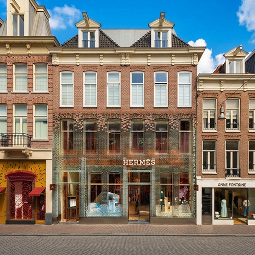 Crystal Houses an der P.C. Hooftstraat in Amsterdam – Glasziegel-Fassade von MVRDV
