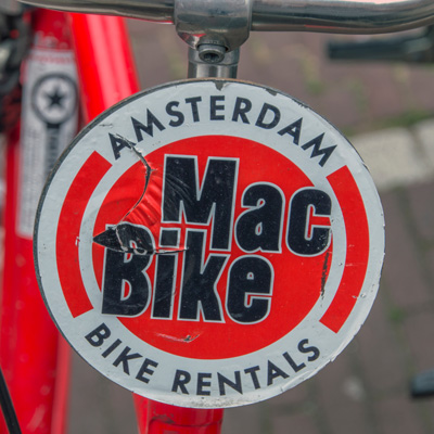 Mac Bike in Amsterdam