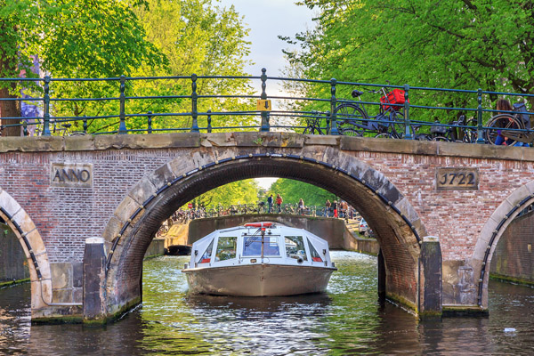 Brücken Grachtenfahrt, Amsterdam