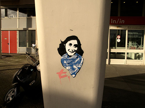 Anne Frank Street Art