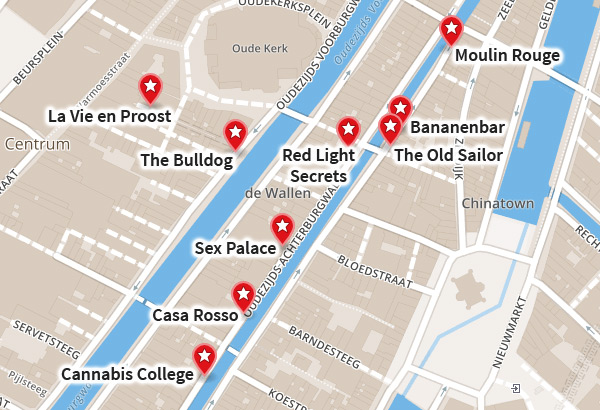 Red Light District Amsterdam Windows Map | Americanwarmoms.org